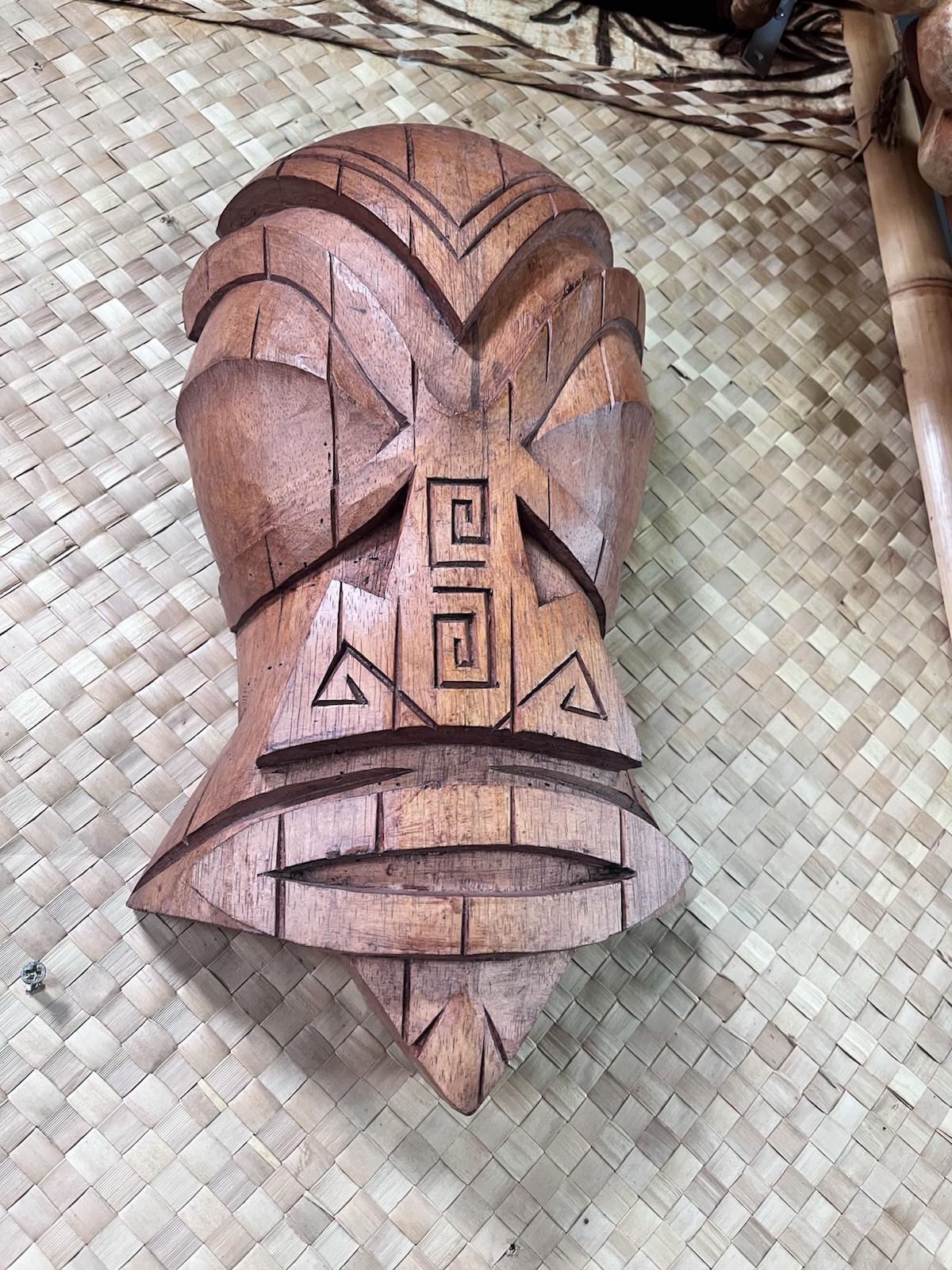 Lg. Marquesan Style Tiki Mask by Doug Horne And Smokin\' Tikis Oceanic
