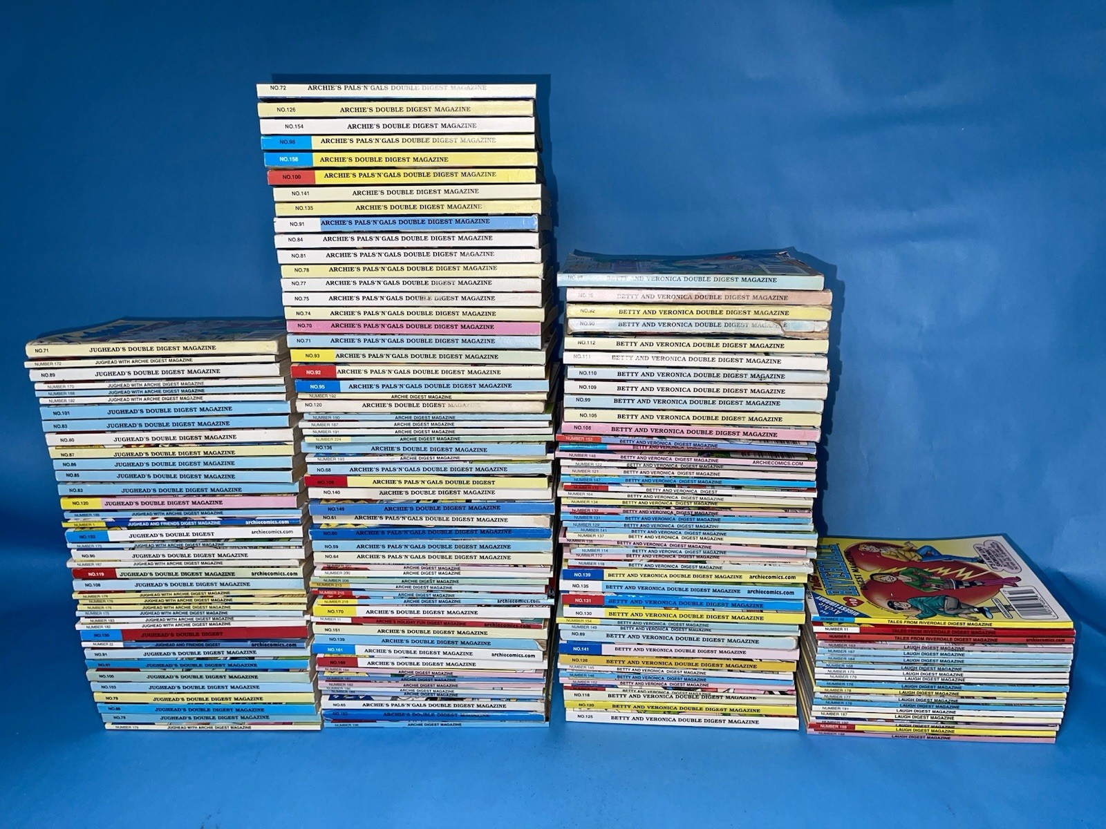 Archie Comics Digest Magazine Huge Lot Jughead Betty Veronica Vintage 145+ Archie Comics Digest Magazine Huge Lot Jughead Betty Veronica Vintage 145+