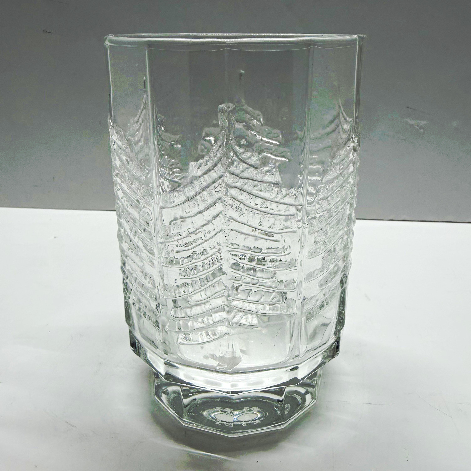 VTG Iittala Kuusi Clear Glass Vase 6\