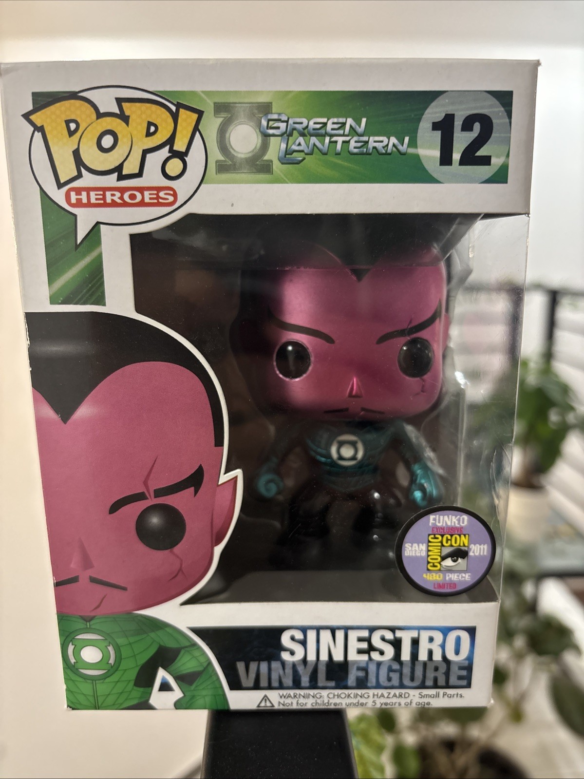 Sinestro 12 2011 San Diego Comic Con (SDDC) 480 PCS LE Heroes DC Funko