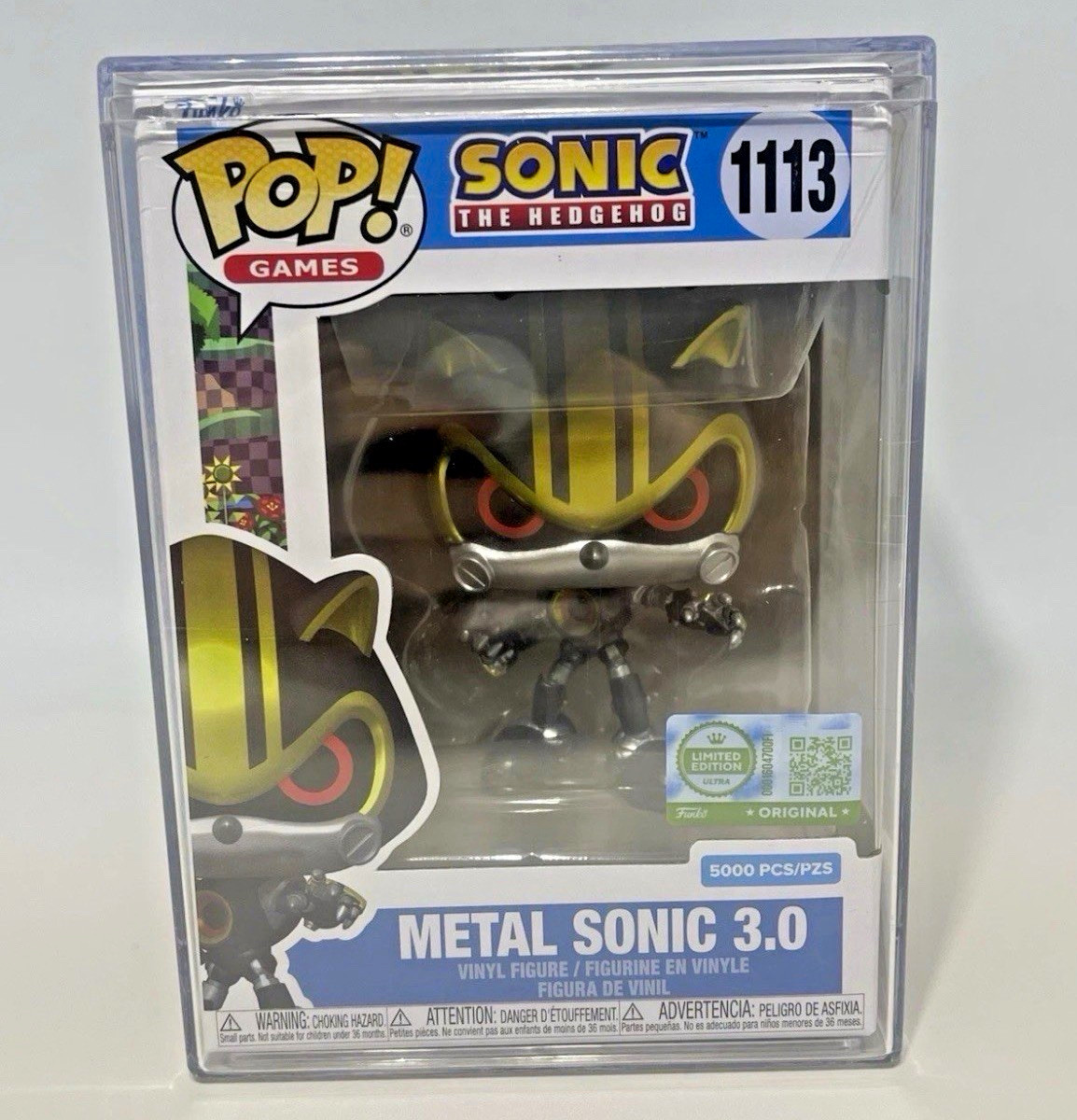 Funko Pop Vinyl Pop Games Sonic the Hedgehog Metal Sonic 3.0 #1113 LE 5k Pcs