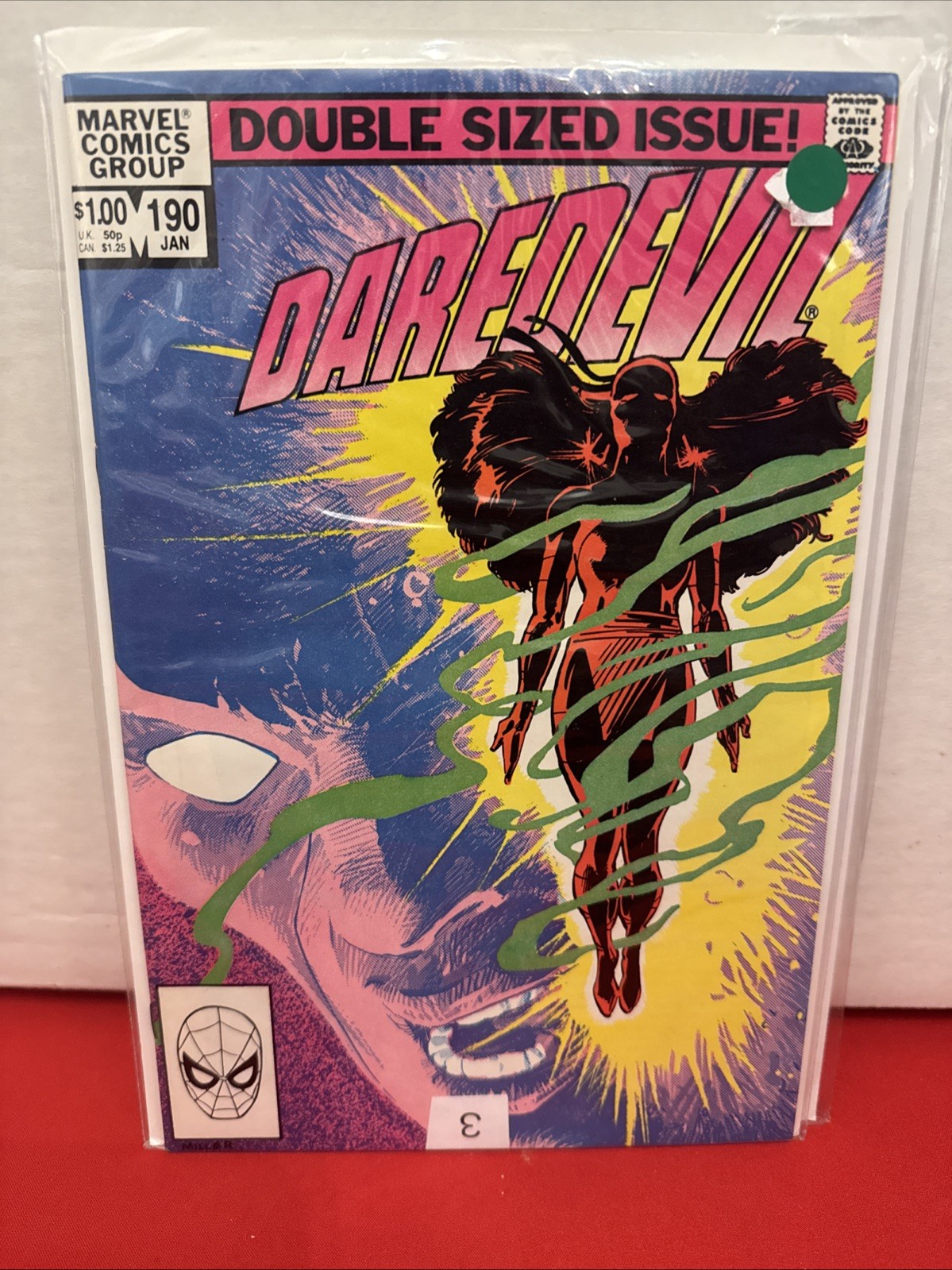 Daredevil #190 Marvel 1983 Frank Miller Elektra Resurrection Key Double Size