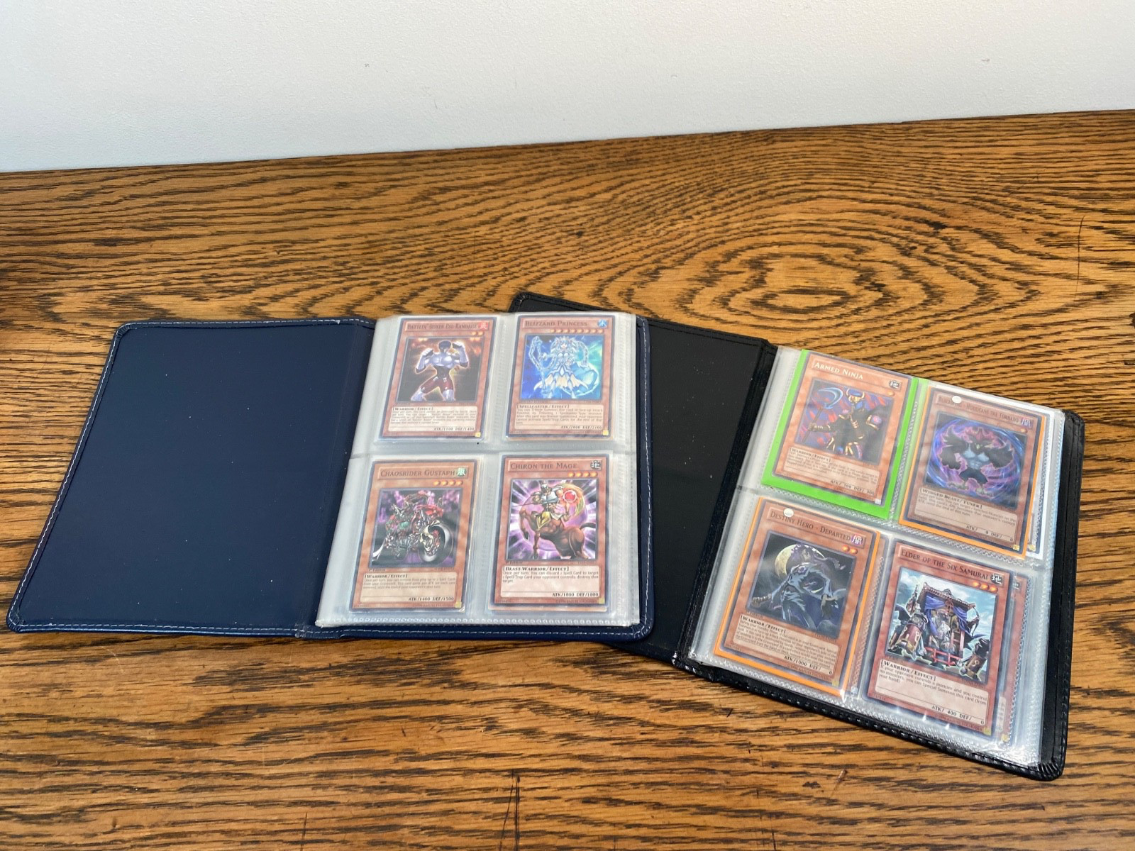 2 X CARD WALLETS FULL OF YUGIOH CARDS YU-GI-OH