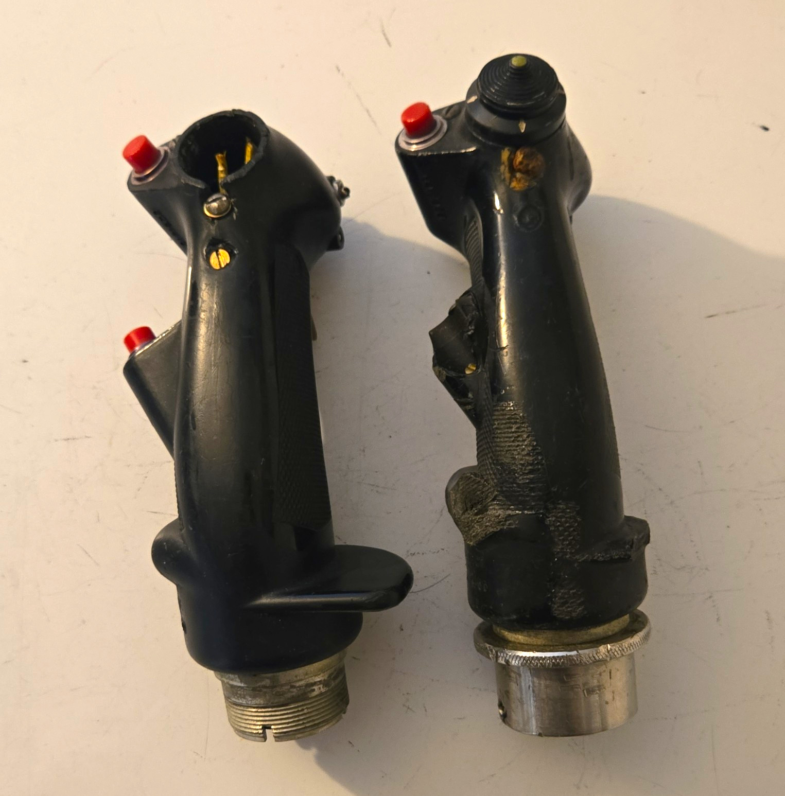 Damaged, Missing Parts, As Is, Surplus, Good For Parts Pilot Hand Grips