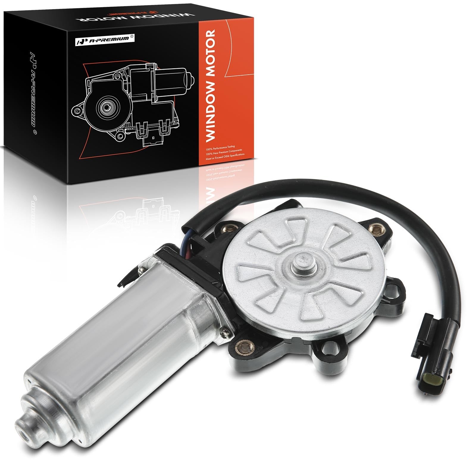 A-Premium Power Window Lift Motor 2-Pin Plug