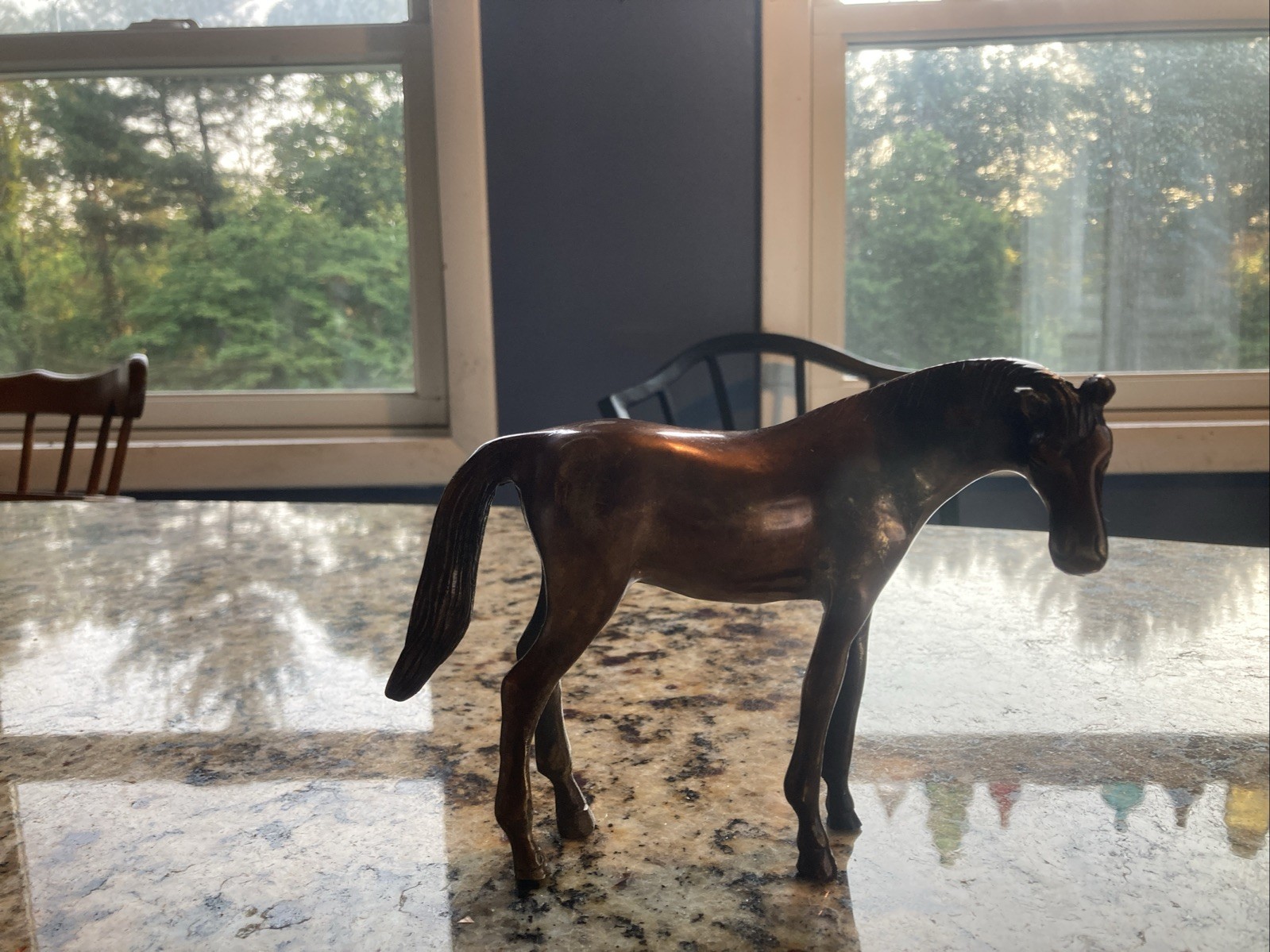 Brass/Copper Horse Cast Beautifully Substantial And Quality