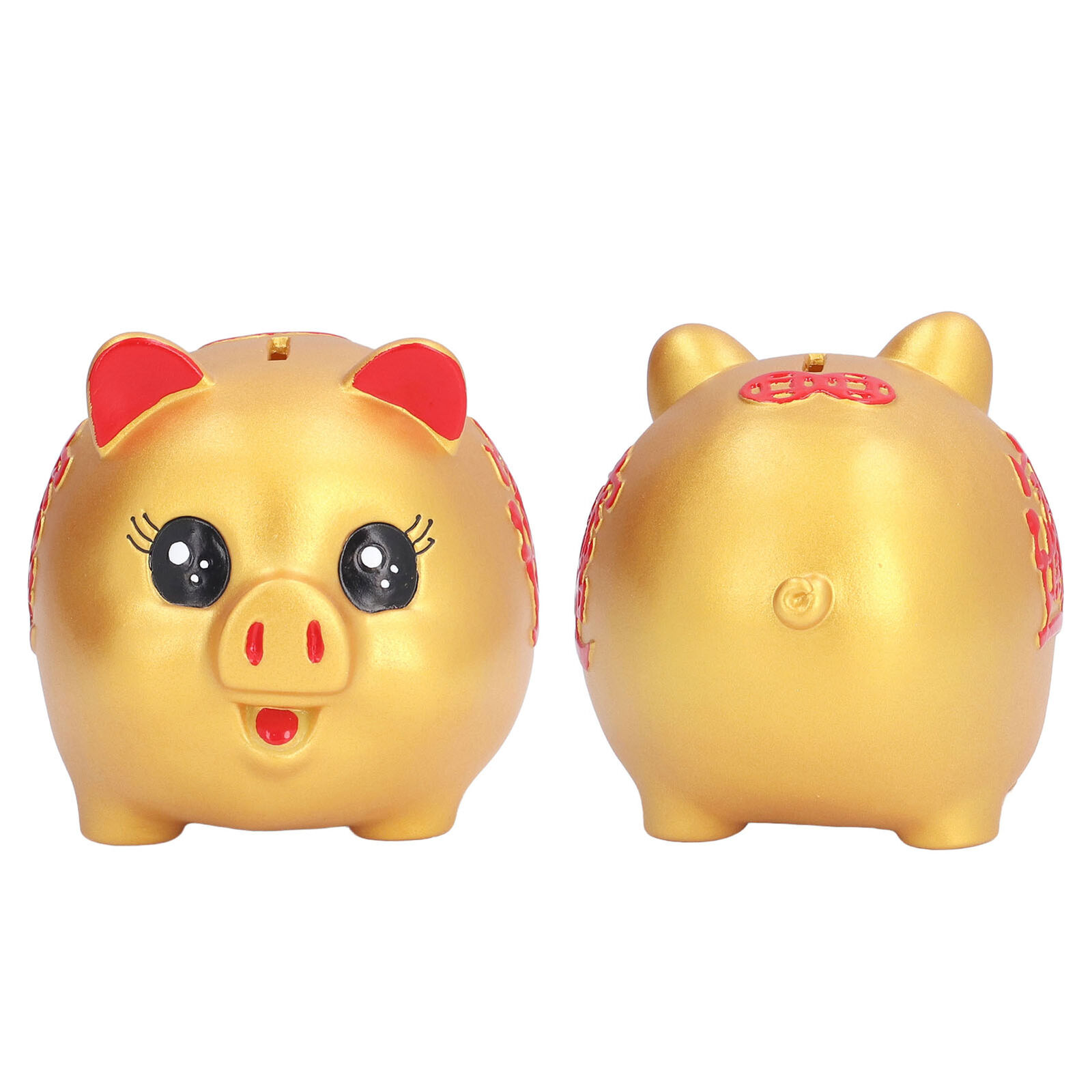 (Mini Small SizePiggy Bank Cute Cartoon Pig Shape Anti Falling Saving AOS