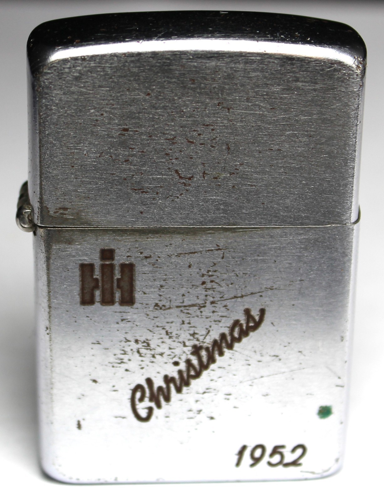 1937-1950 Zippo 1952 International Harvester Christmas Lighter - For Repair