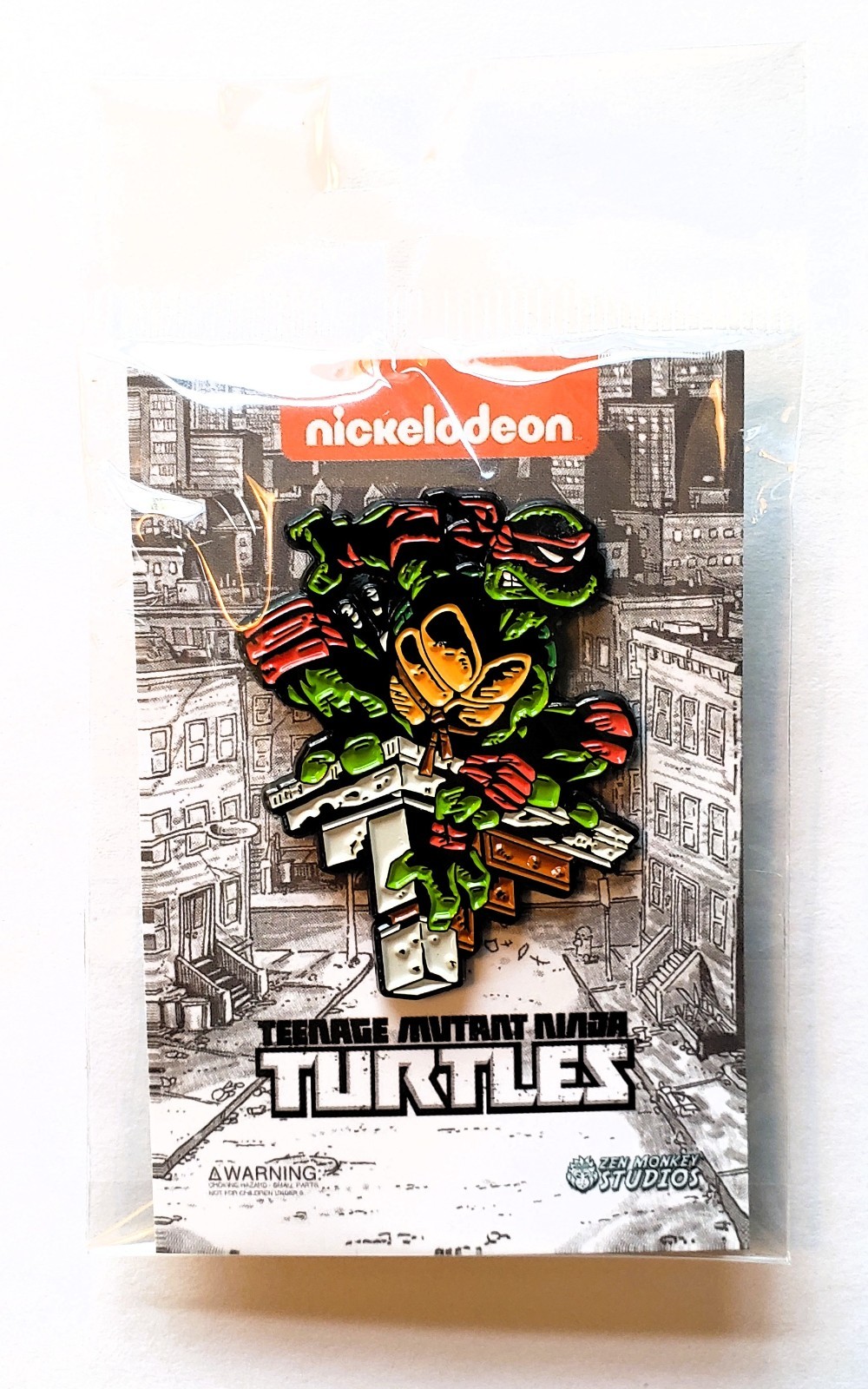 Nightwatch Comic Raphael Teenage Mutant Ninja Turtles Pin TMNT Zen Monkey