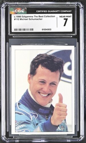 Edigamma The Best Collection c.1996 #112 Michael Schumacher CGC 7 NM Figure