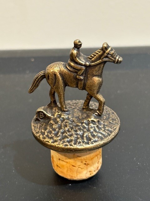 Blanton\'s Bourbon Horse and Jockey Stoppers / Bags - Blantons - B L A N T O N: S Blanton\'s Bourbon Horse and Jockey Stoppers / Bags - Blantons - B L A N T O N: S