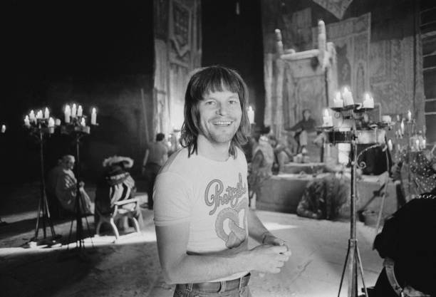 Terry Gilliam on the set of 'Jabberwocky' August 1976 OLD PHOTO