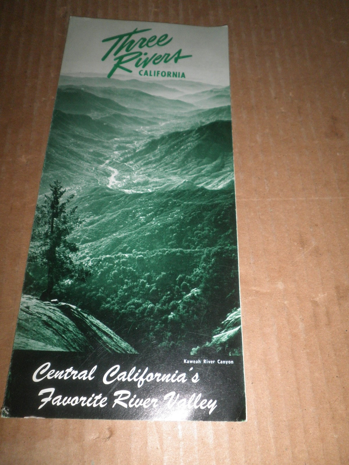 Three Rivers, Ca. - Visitors Flyer Three Rivers, Ca. 1960's