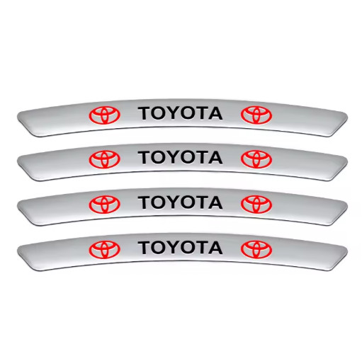 4PCS Reflective Wheel Rim Stickers for Toyota TRD Corolla Yaris RAV4