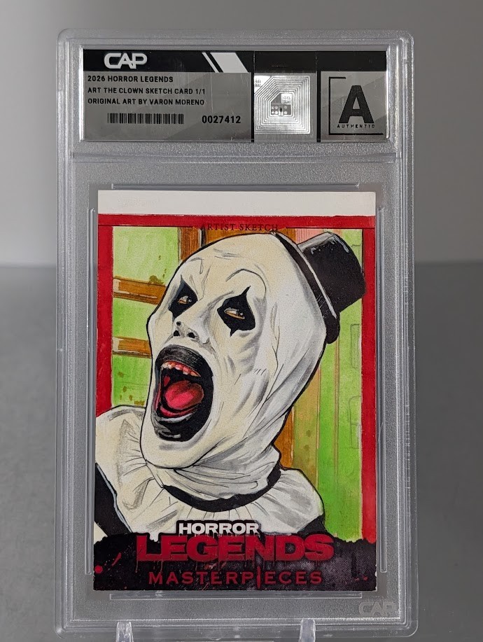 Horror Legends Masterpieces Sketch Card 1/1 Art The Clown Terrifier Varon Moreno