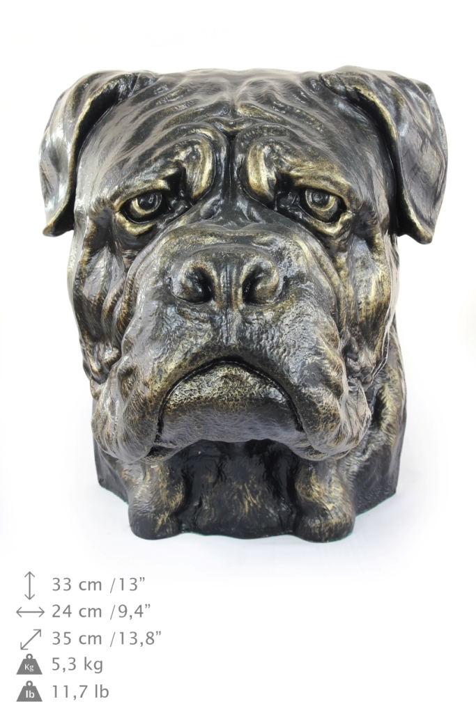 Bullmastiff, Big Head Resin, Art Dog, DE