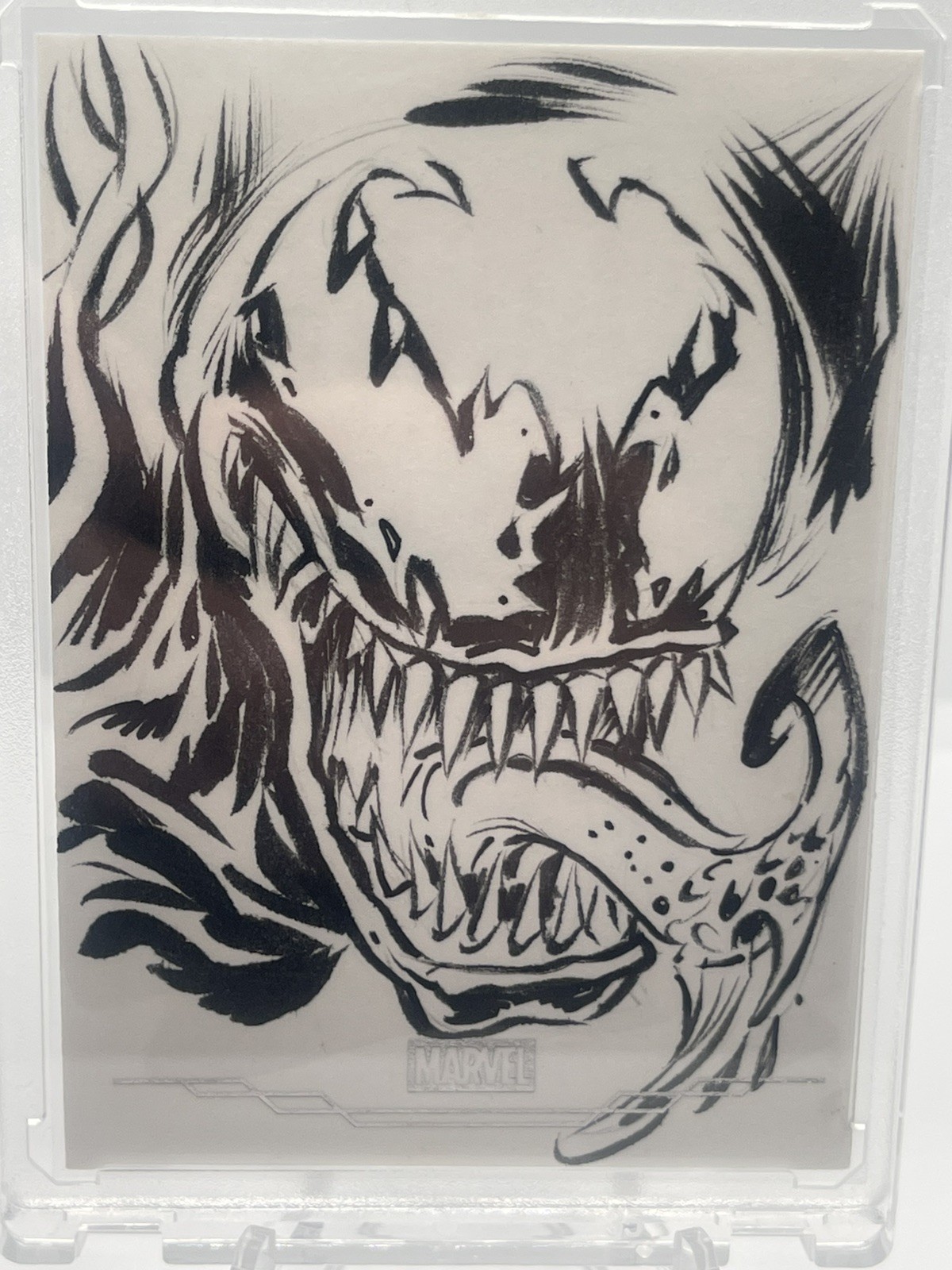 2025 Topps Chrome Marvel Studios Venom 1/1 Original Sketch Jason Crosby