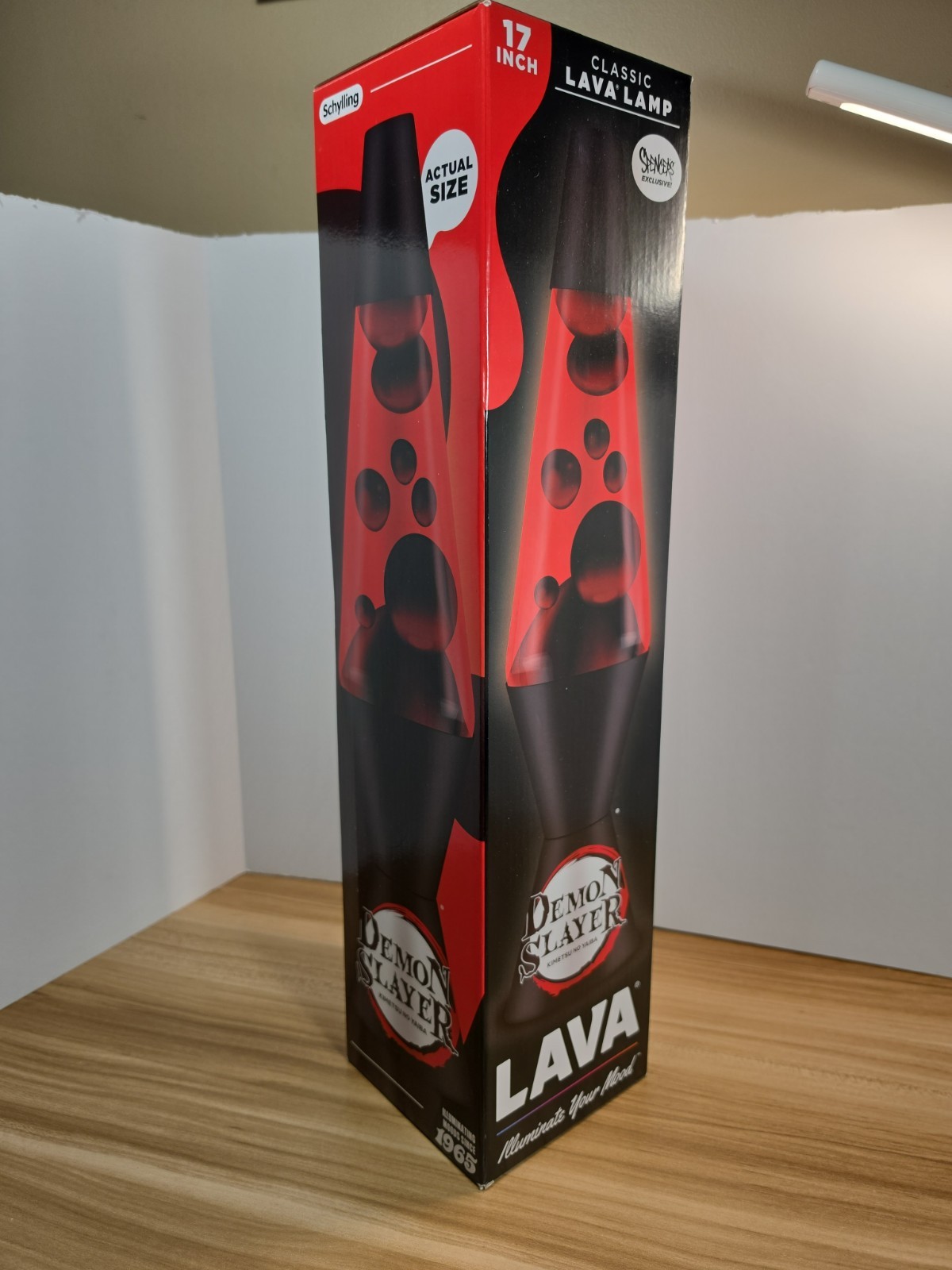 Schylling Spencer\'s Exclusive Classic Lava Motion Lamp Moon Demon Slayer 17\