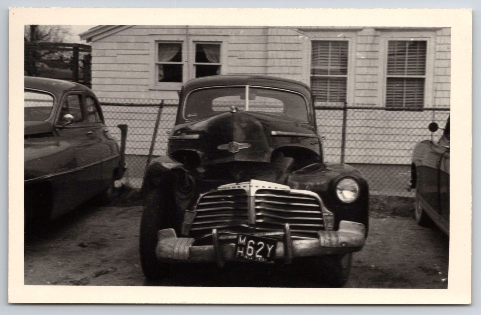1950s Wreck 1942 Chevrolet Fleetline 1946–1948 Special Deluxe RPPC