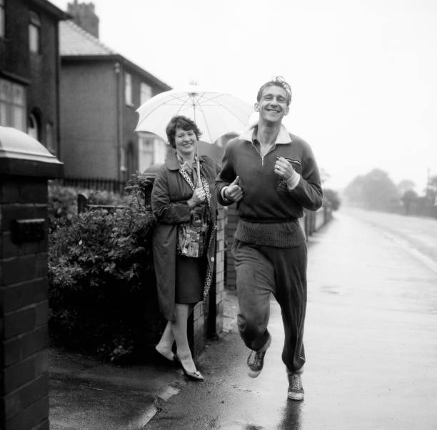 Ally Macleod Training At Home 1961 Old Football Photo