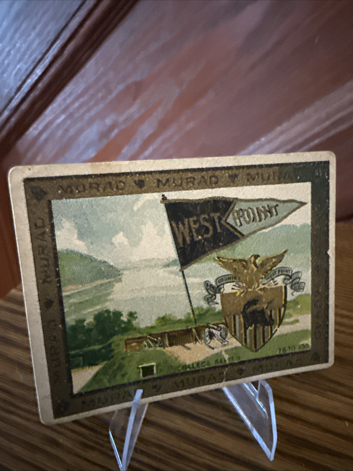 1910 T51 Murad Cigarettes College Series ARMY WEST POINT 