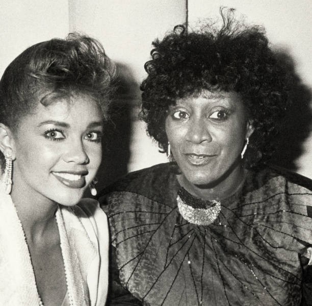 Vanessa Williams and Patti LaBelle 1980s Celebrity Star Historic Old Photo