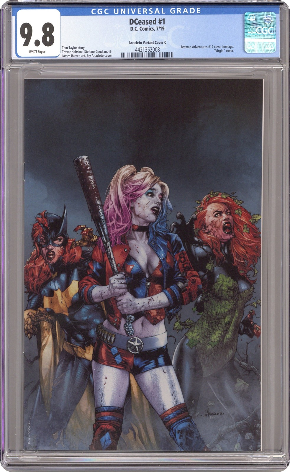 DCeased 1UNKNOWN.F CGC 9.8 2019 4421352008