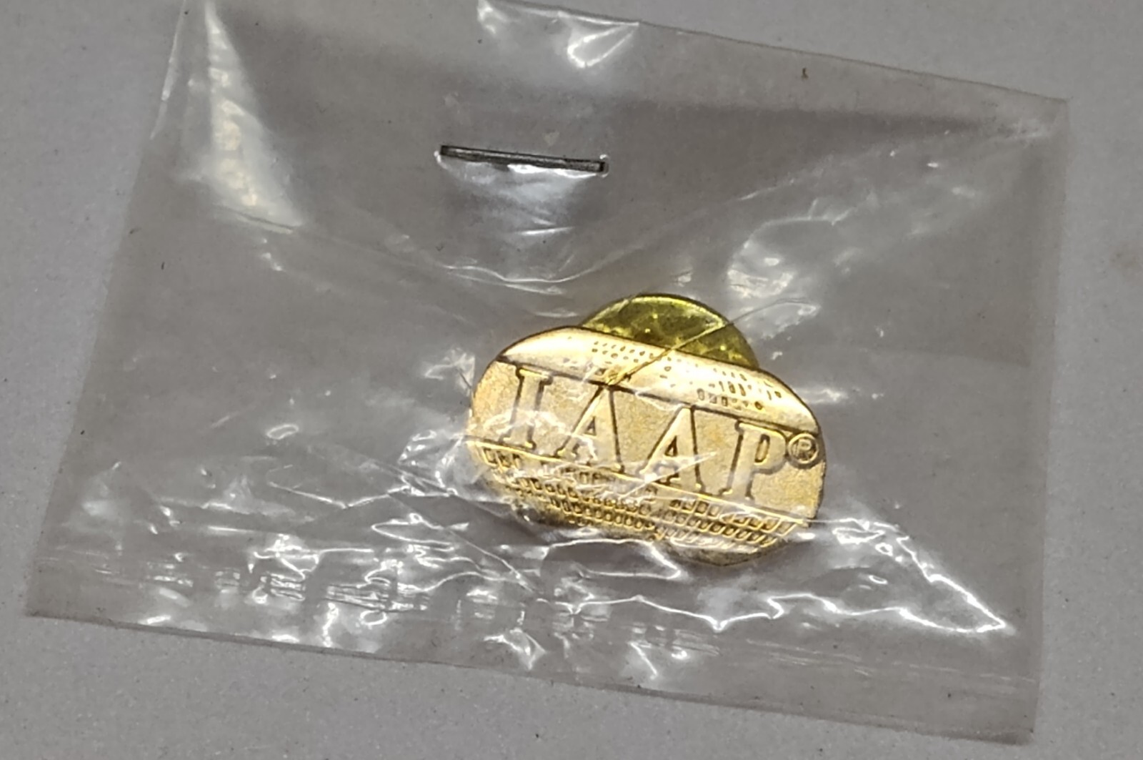 Vintage IAAP Gold Tone Enamel Lapel Pin (GW21)