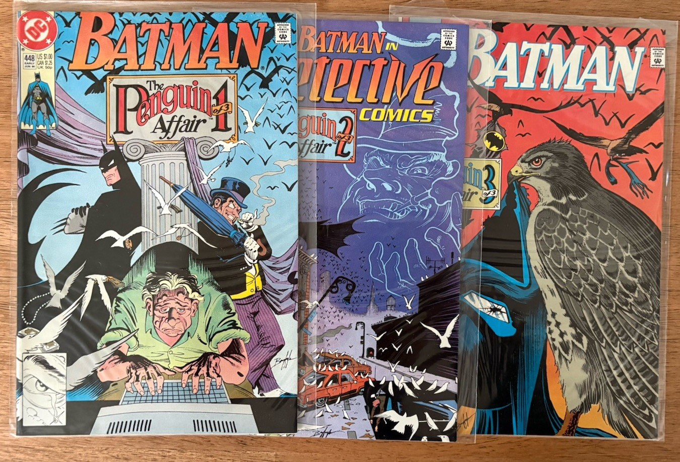 DC Comics Batman THE PENGUIN AFFAIR 1-3 (1990) Full Set High-Grade Unread VF/NM 