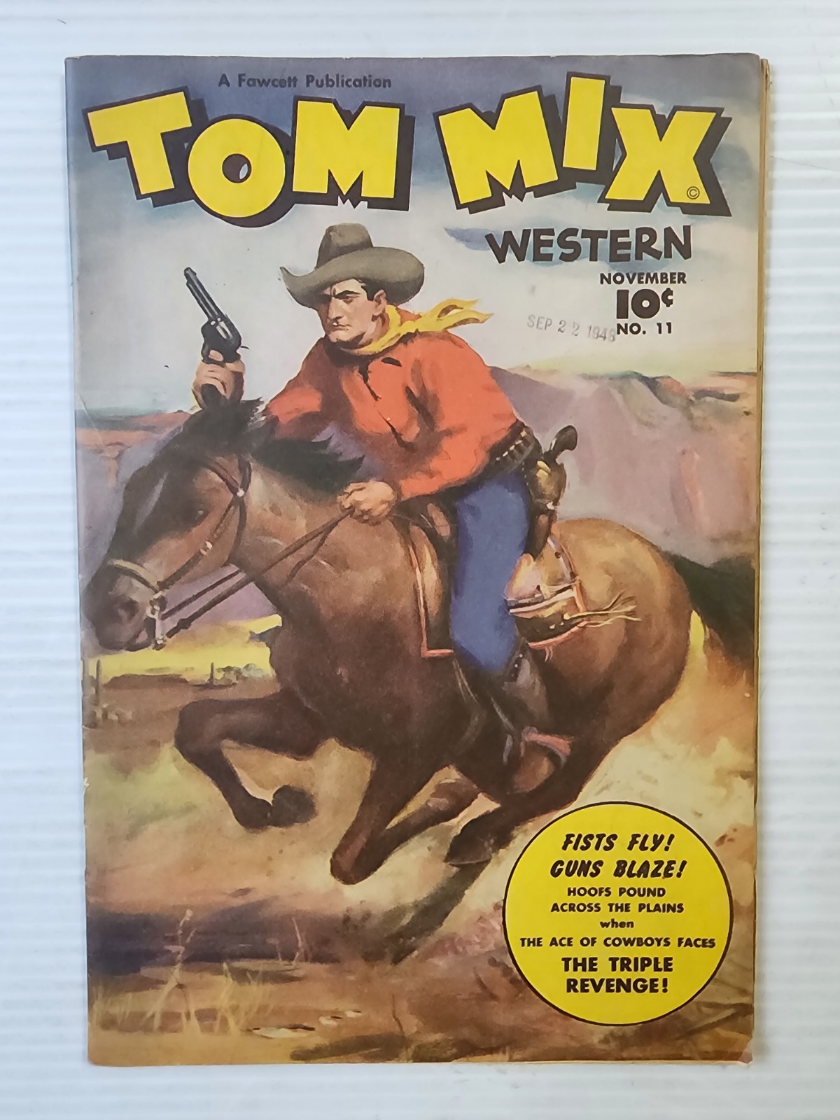 Tom Mix Fawcett Western Comics #11 VG+
