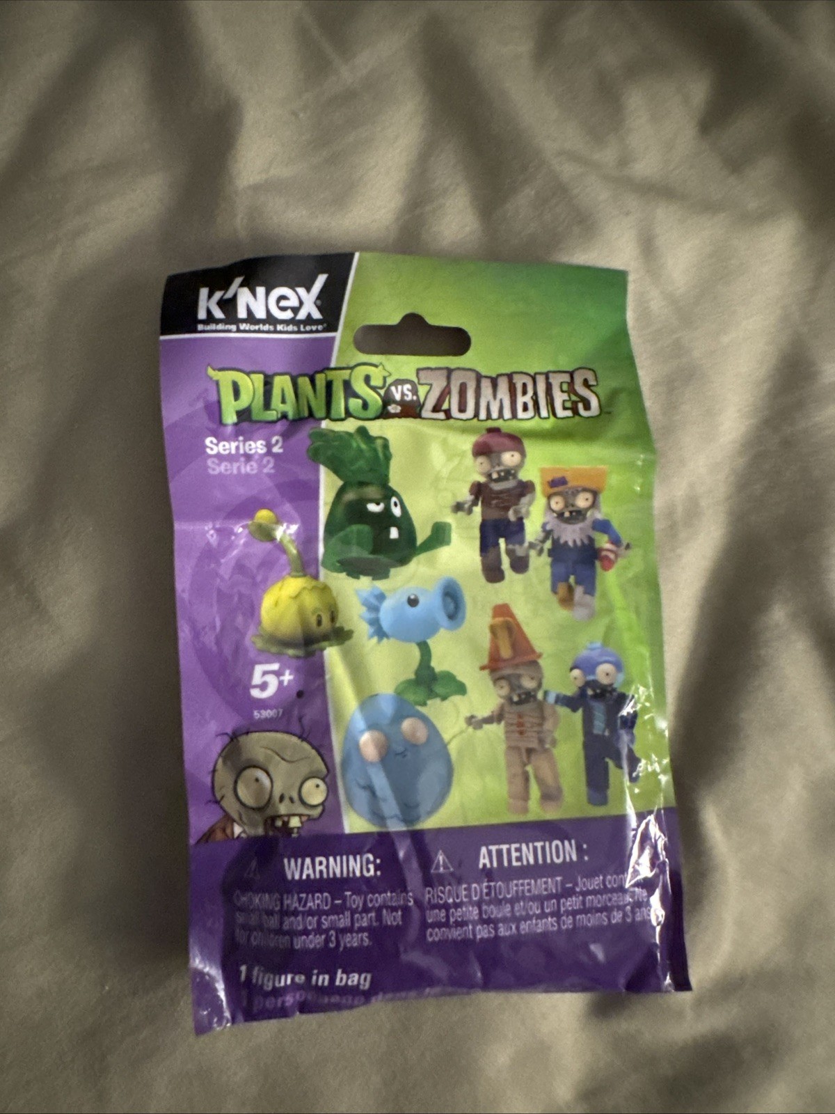 K'Nex Plants vs Zombies Series 2 Mystery Figure Blind Pack 53007 New/Sealed Rare