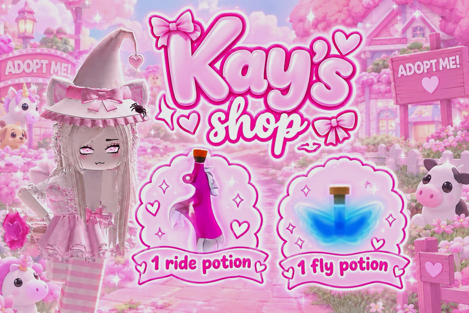 Adopt me✨ Ride + Fly potion bundle ✨🧪