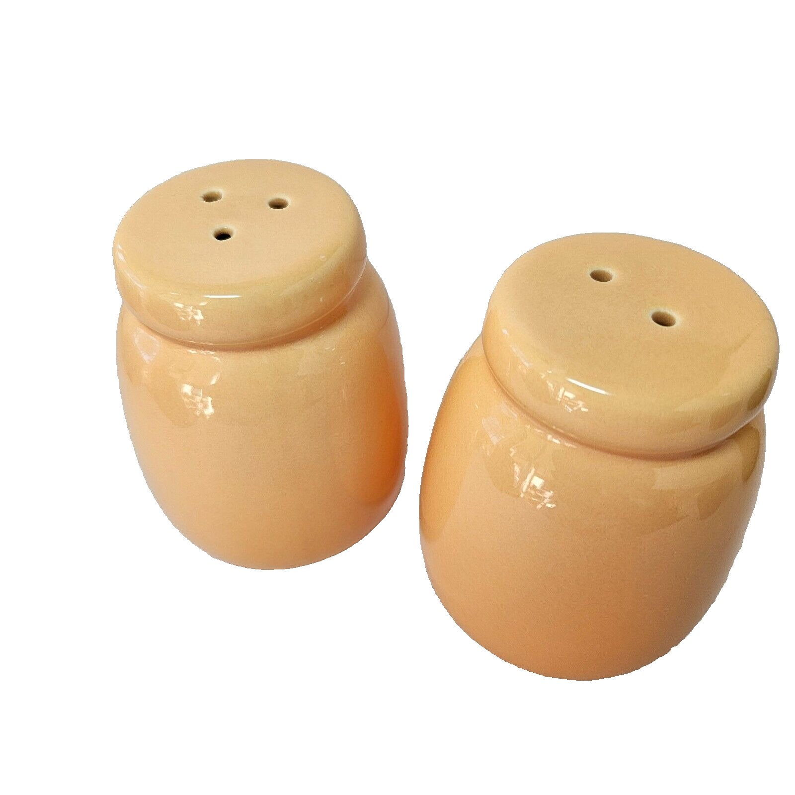 Mervyns Salt and Pepper Shakers MADE IN JAPAN Vintage Yellow Ceramic