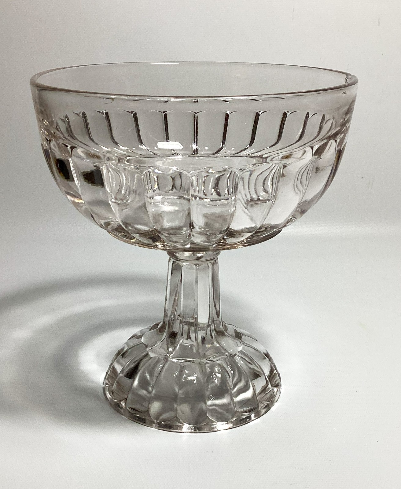 EAPG Antique Central Glass Company Open Compote c.1880 SHELL Pattern No.877
