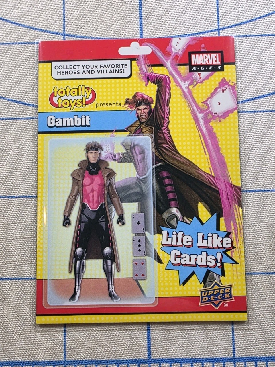 2020 Upper Deck Marvel Ages - Gambit TT-13 Totally Toys Insert - Card