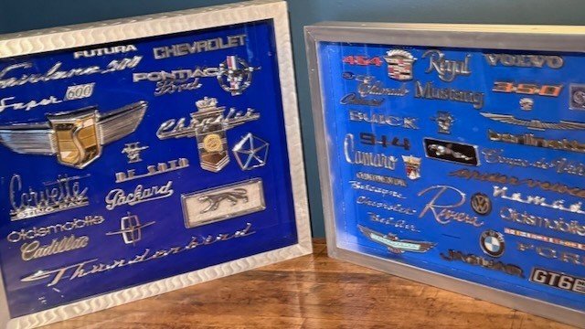 Vintage Car Emblem Custom Artwork UNIQUE