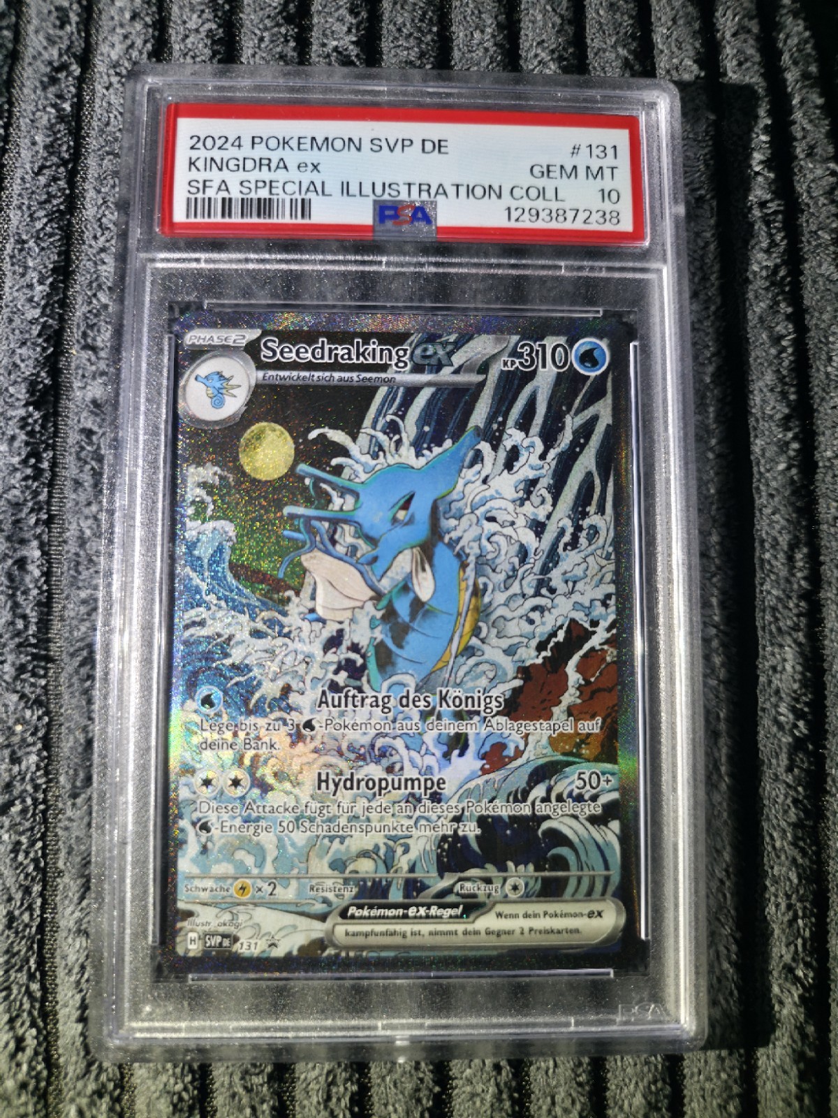 Seedraking SVP 131 Pokemon Black Star Promo Card 2024 PSA 10 Gem Mint GER