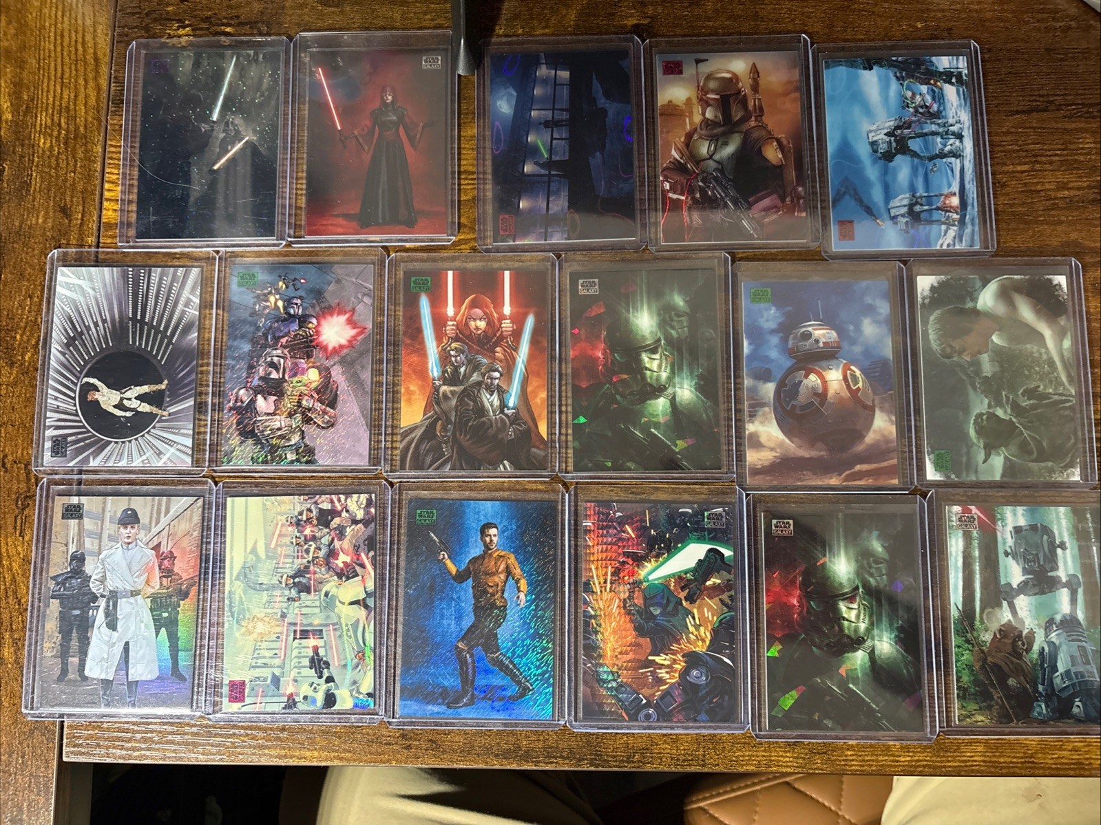 2025 & 2026 Topps Starwars Galaxy Numbered Lot Of 17 /250,/150,/125,/99,/75