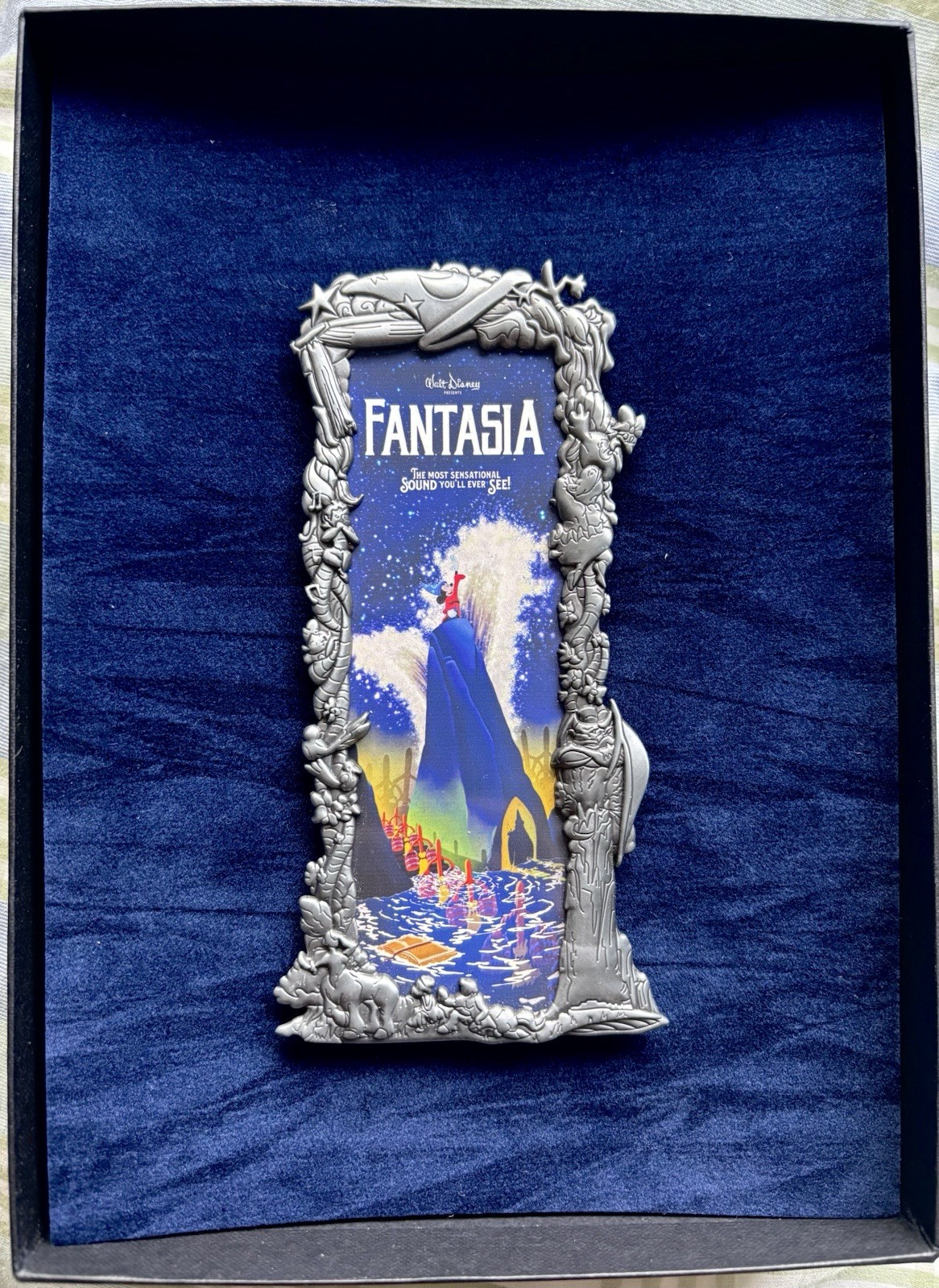 Artland Fantasia Sorcerer Mickey Framed Disney Pin Ben Harman Series LE 75 Artland Fantasia Sorcerer Mickey Framed Disney Pin Ben Harman Series LE 75