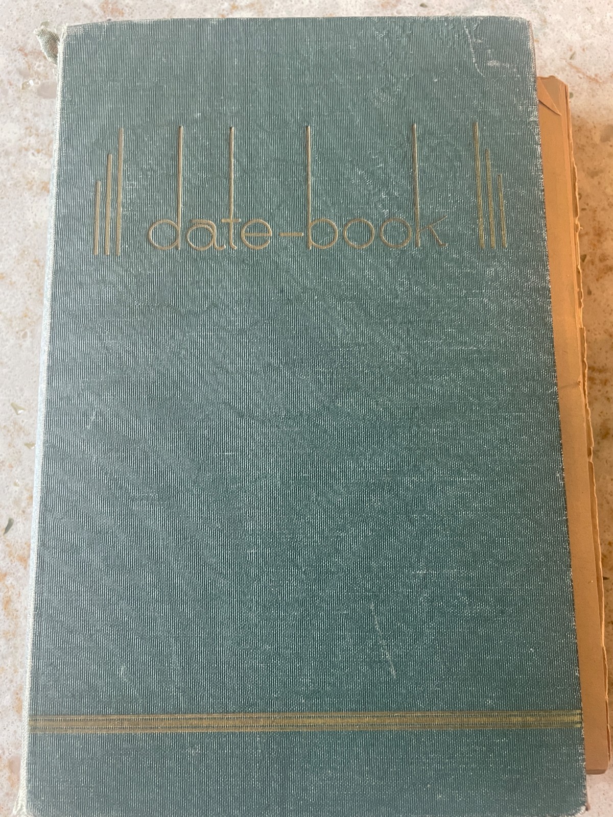 Handwritten Journal - 1949- Whole Year-American diary of time spent overseas