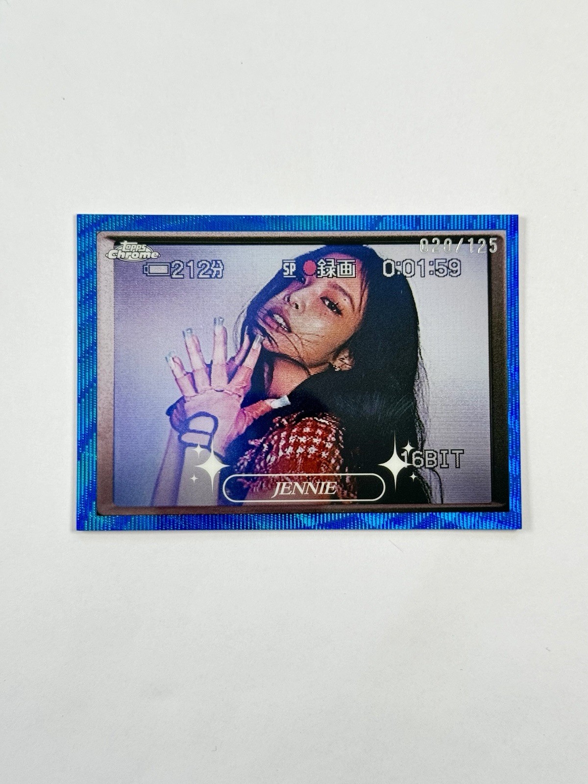 2026 Topps Chrome x Jennie Blue Wave /125 SP #CC10 Chromium Close Up Blackpink 2026 Topps Chrome x Jennie Blue Wave /125 SP #CC10 Chromium Close Up Blackpink