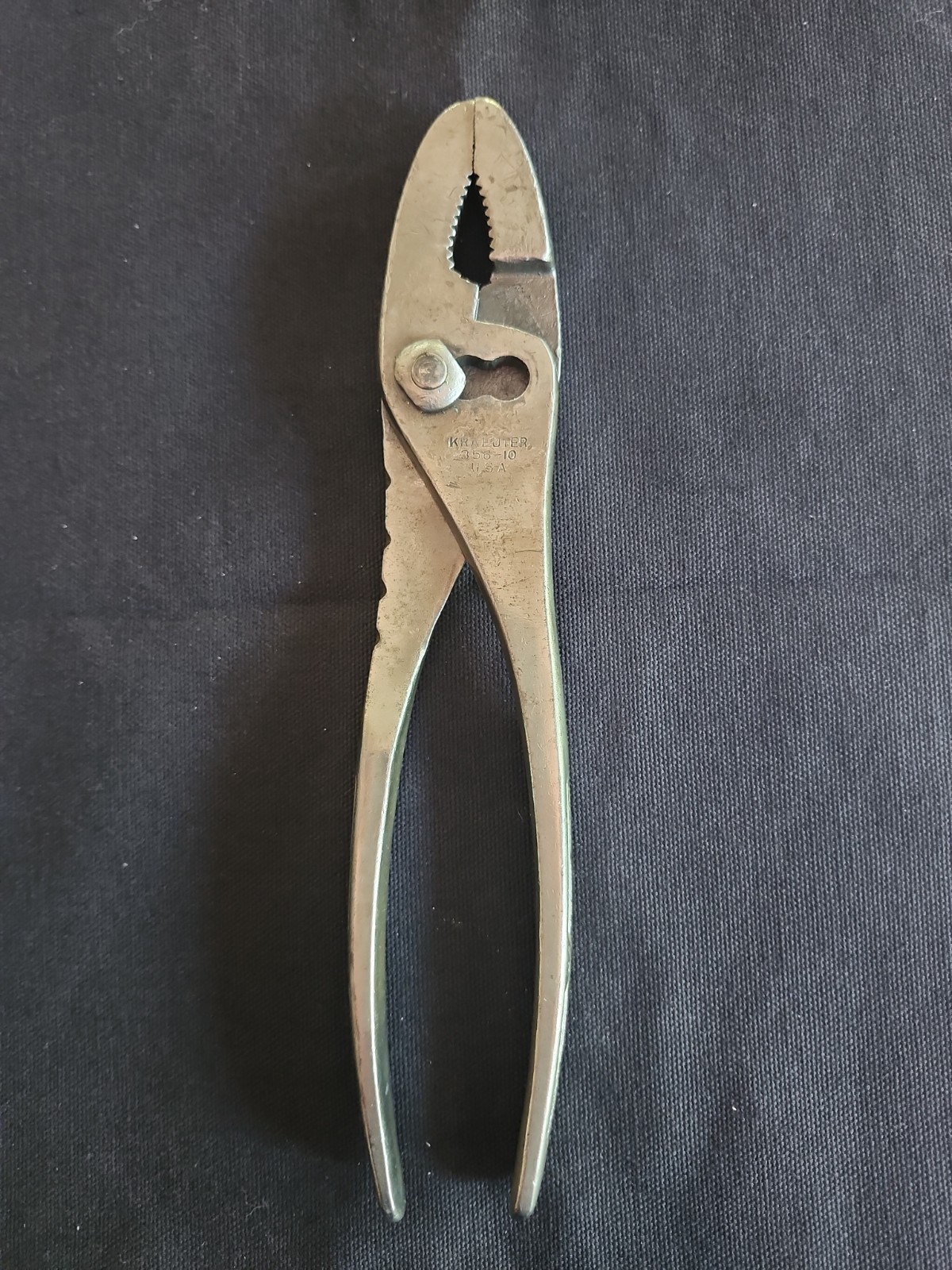 Vtg Kraeuter Pliers 356-10 10 Inch 3 Pos Inv1116