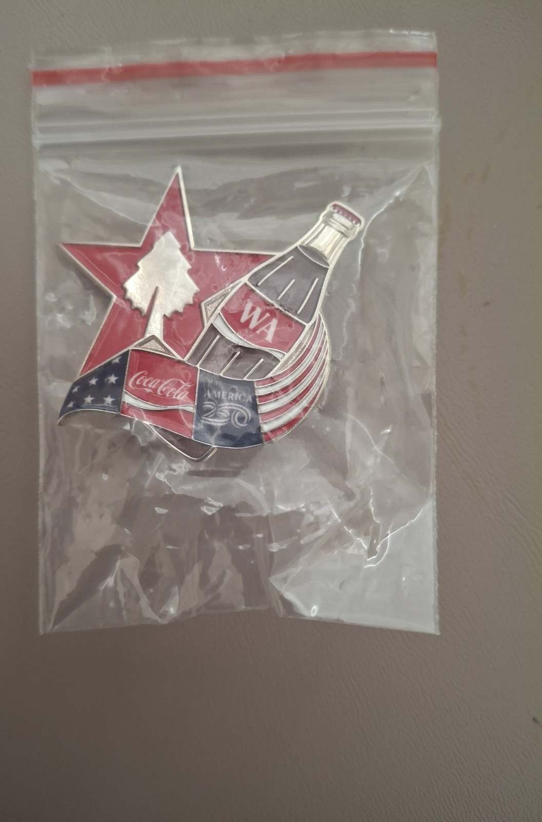 Coca-Cola America 250 Pin Washington WA