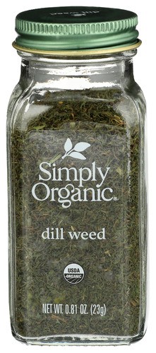 Simply Organic Ssnng Dill Weed Org Bttl 0.81 Oz