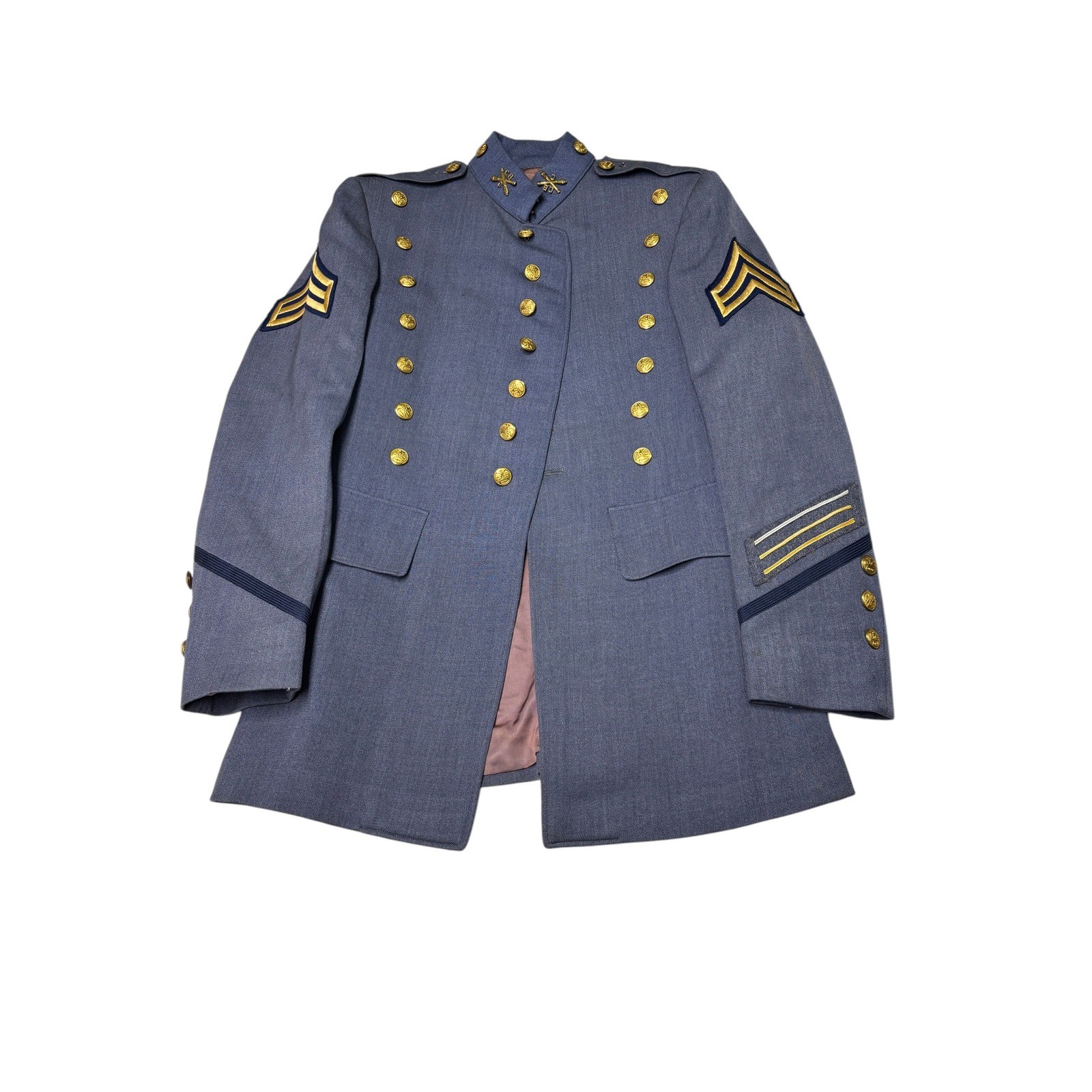 Vintage Culver Military Academy Jacket Jacob Reed\'s Sons Blue Dress Mens 39R