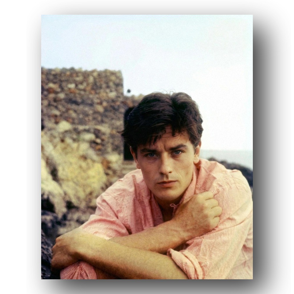Alain Delon Photo 8x10 Iconic French Actor Portrait Studio