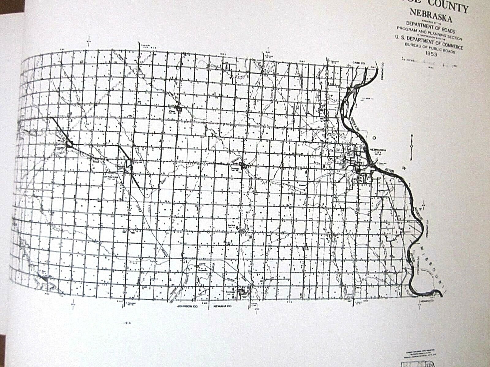 Dozens of Nebraska county maps 1950s 60s Book 93 pages Sportsman Hunters.