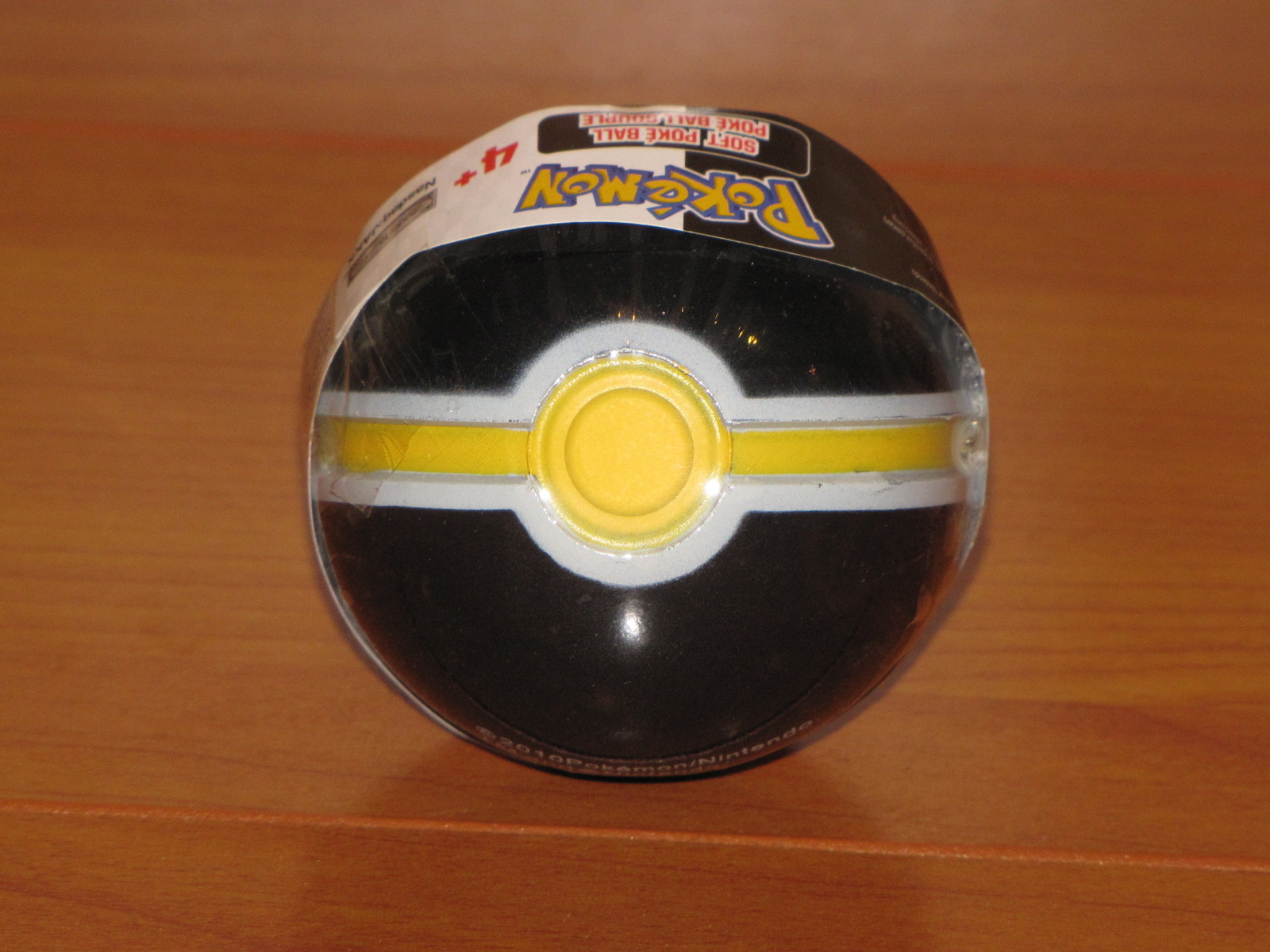 LUXURY Poke Ball Jakks Black White Yellow Red Soft Foam Pokemon Go PokeBall NEW