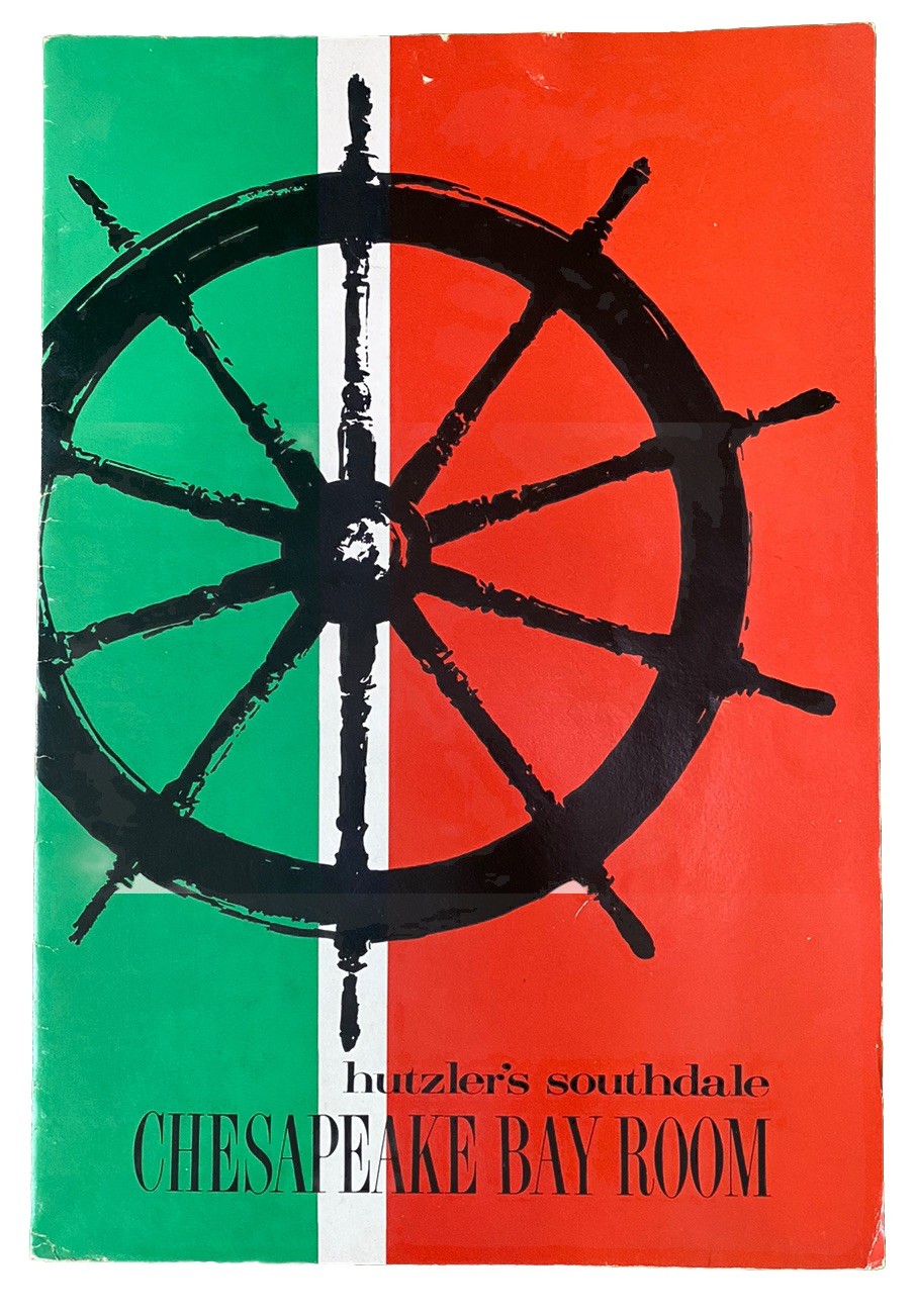 Vintage 1950s Hutzler's Chesapeake Bay Room Restaurant Menu Southdale Maryland