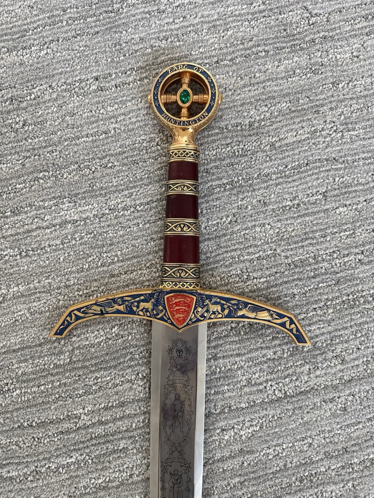 Earl Of Huntington Decretive Replica Sword- Stainless Steel